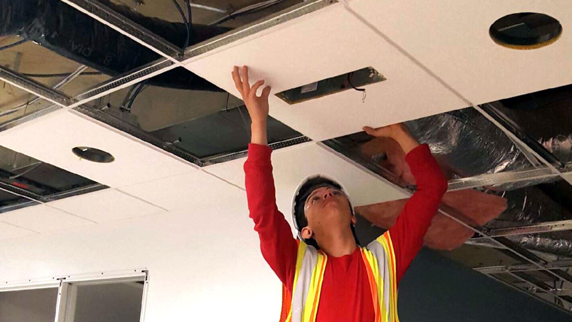 Acoustical Ceiling Installation